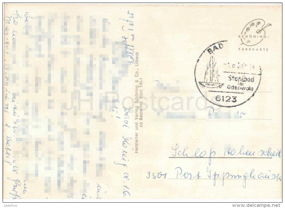 Neue Kuranlagen Bad König , Odw. - 6123 - Germany - gelaufen - JH Postcards