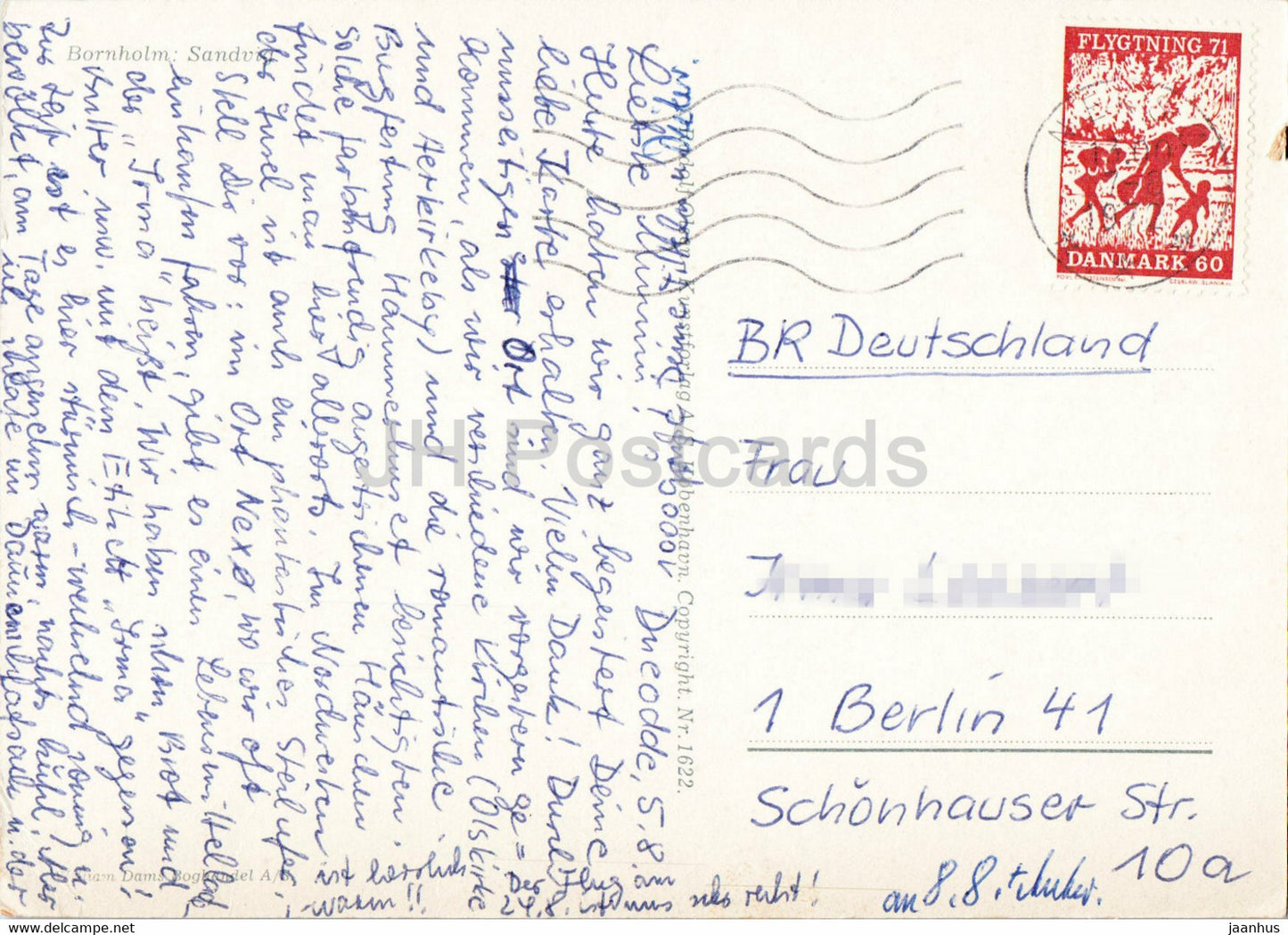 Bornholm – Sandvig – 1972 – Dänemark – gebraucht