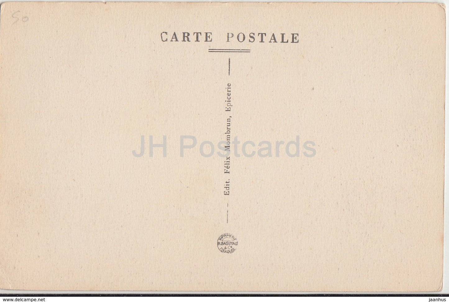 Blainville sur Mer - Chateau de Gonneville - castle - old postcard - France - unused