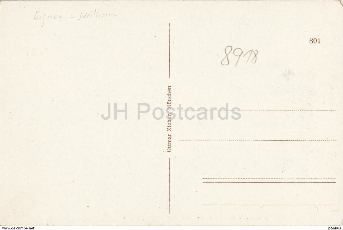 Diessen - Ammersee aus der Vogelschau und Umgebung - 801 - old postcard - Germany - unused