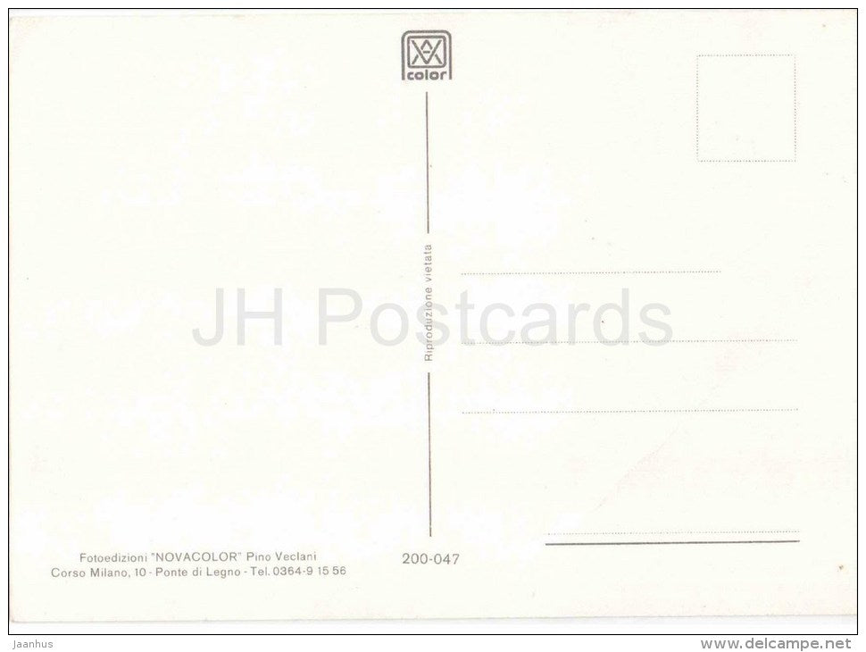 Sci Estivo al Presena - ski resort - 200-047 - Italia - Italy - unused - JH Postcards