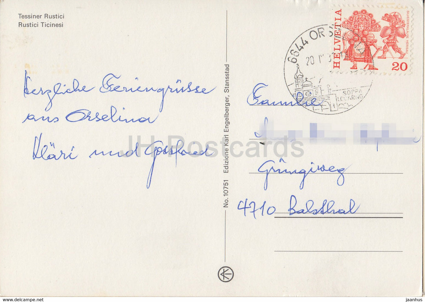 Tessiner Rustici - Rustici Ticinesi - multiview - 10751 - Switzerland - used