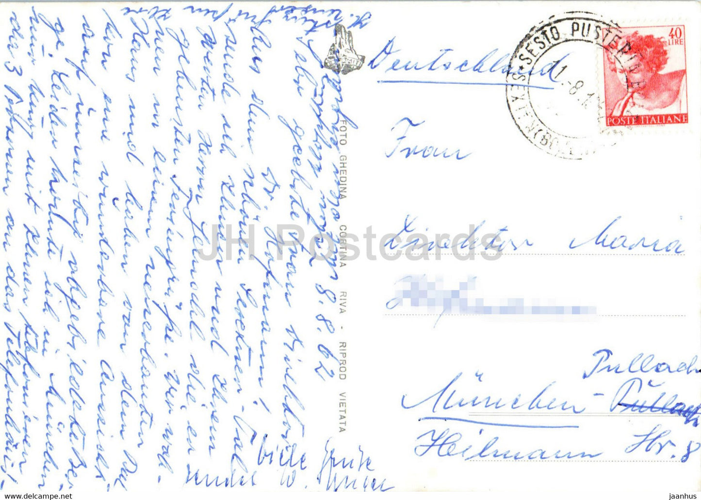 Piano Fiscalina - Fischleinboden - Cima Undici - Cima Dodici - 1962 - Italien - gebraucht