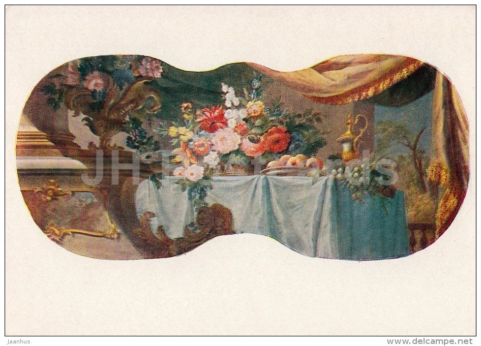 painting by I. Firsov - Flowers and Fruits , 1754 - flowers - Russian Art - 1960 - Russia USSR - unused - JH Postcards