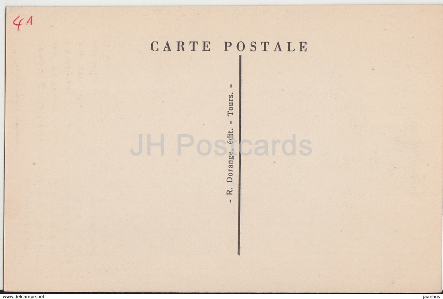 Les Emblemes du Chateau de Blois - L'Hermine - Embleme d'Anne de Bretagne - old postcard - France - unused