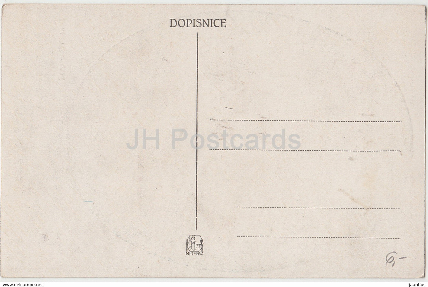 painting by J. Manes - Pod Chalupou - old postcard - Czech art - Czech Republic - unused