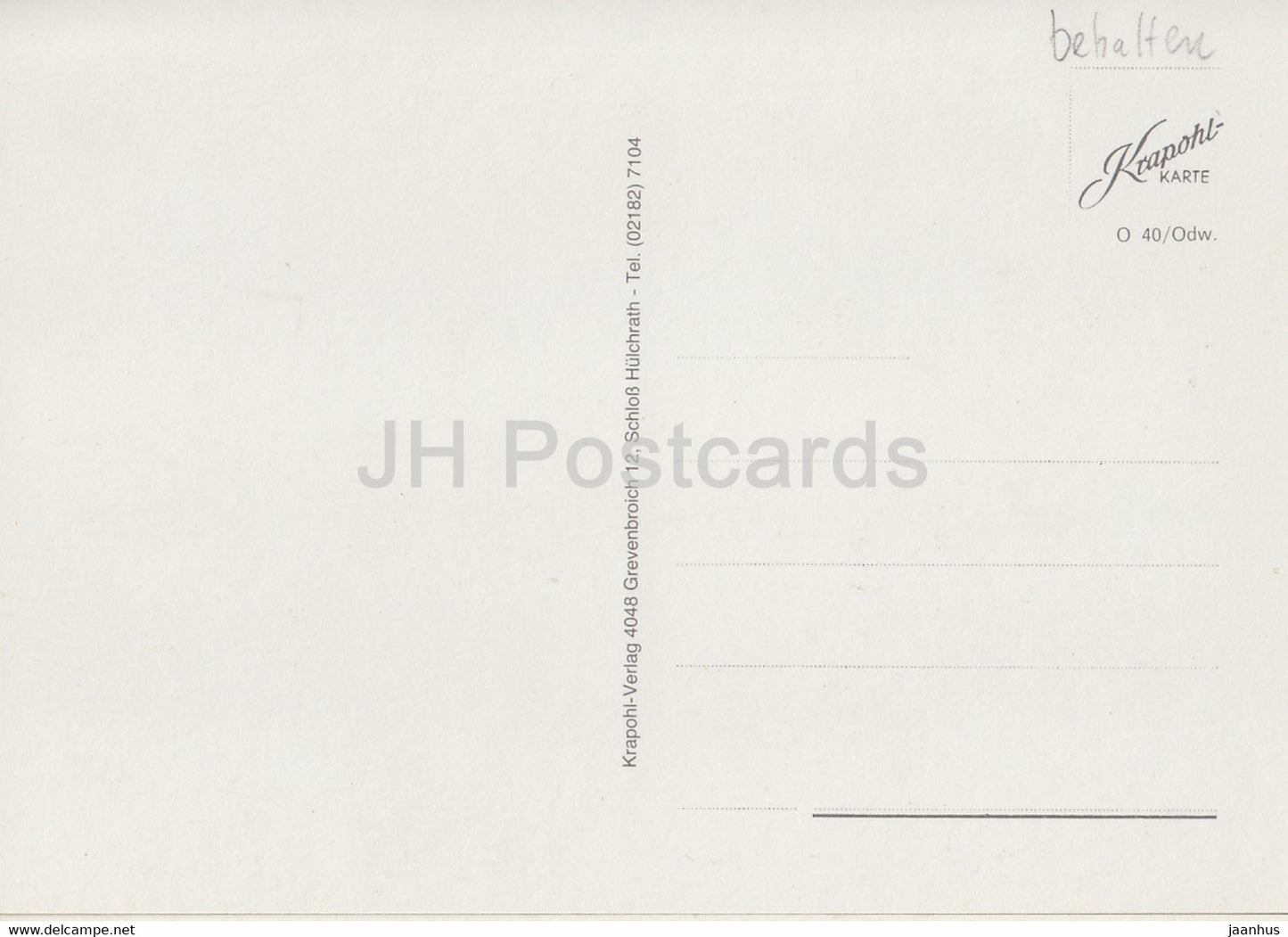 Quer durch den schonen Odenwald - Schloss Erbach - Michelstadt - Beerfelden - Bad Konig - Allemagne - inutilisé