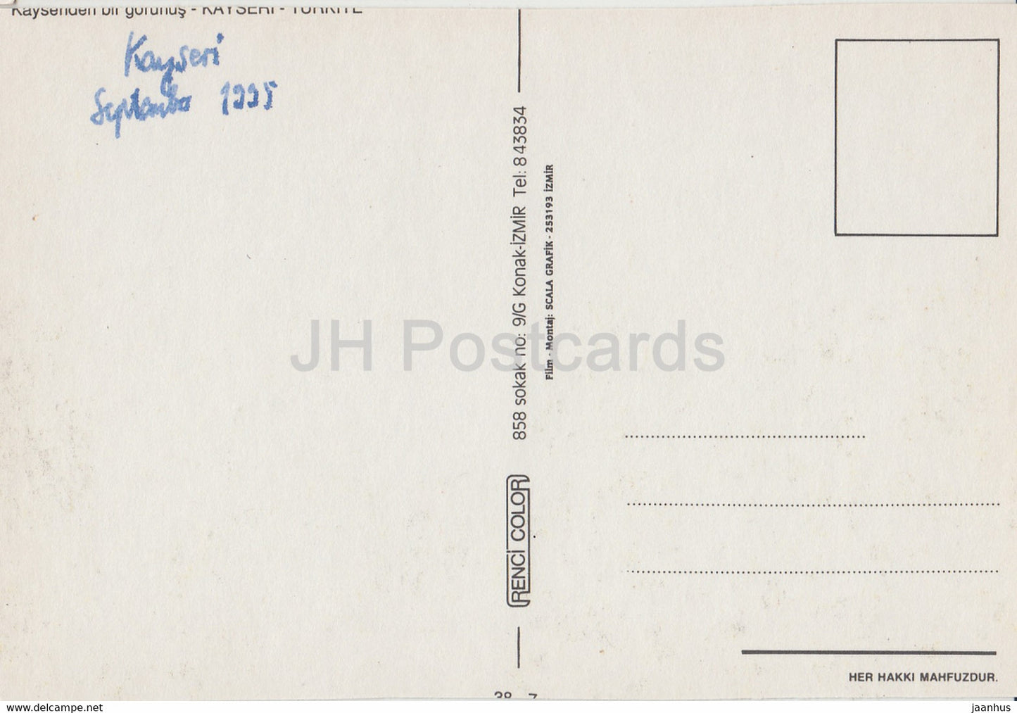 Kayseri - 1995 - Turkey - used