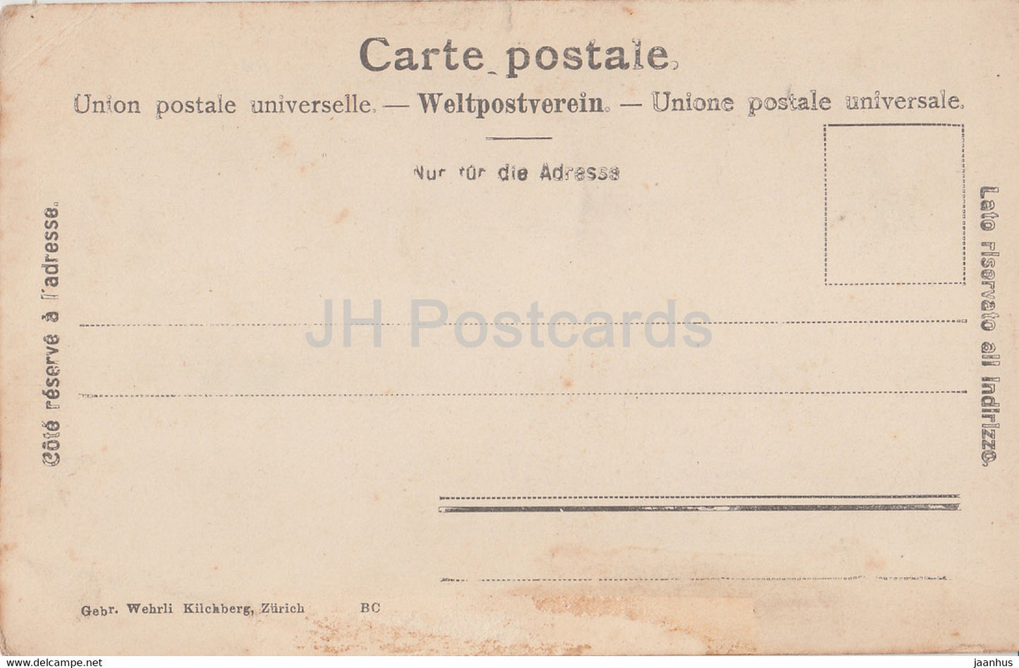 Gotthardbahn - Nordseite - train - railway - 14105 - old postcard - Switzerland - unused