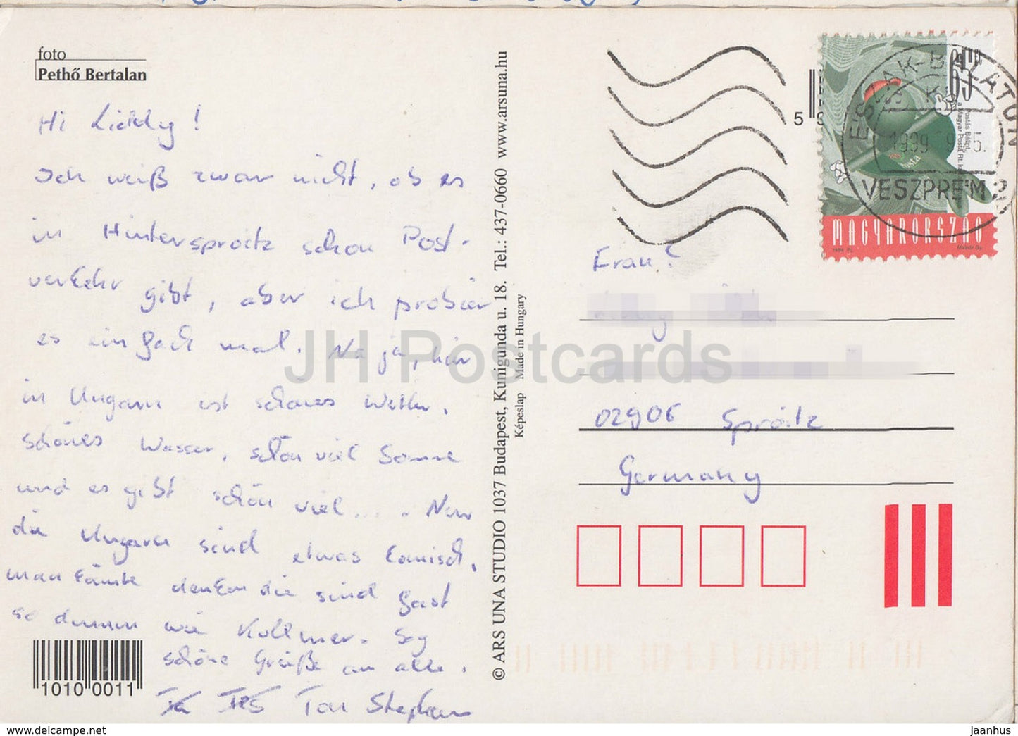 Balaton bei Nacht – Segelboot – Aussicht – Mond – Multiview – 1999 – Ungarn – gebraucht