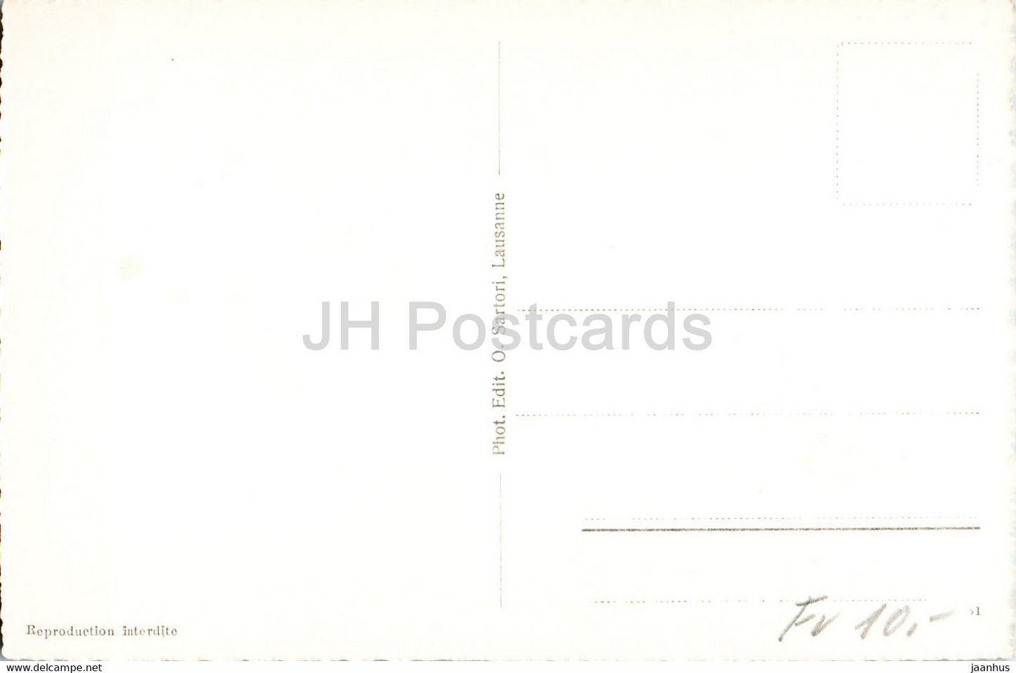 Fribourg - 2757 - carte postale ancienne - Suisse - inutilisée