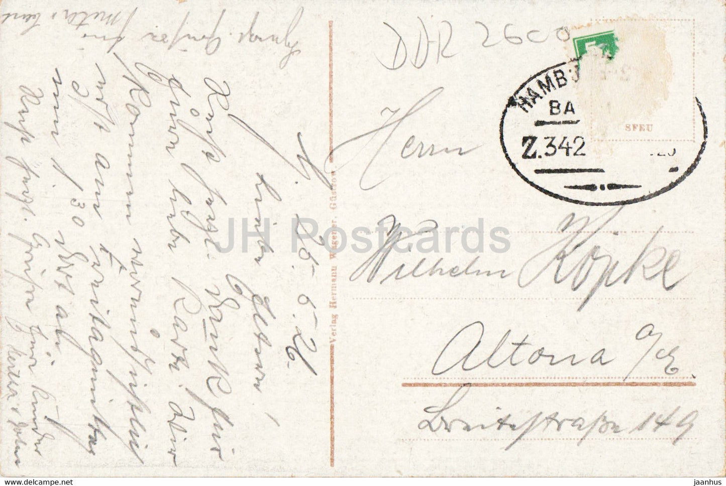 Güstrow i M - Schloss - alte Ansichtskarte - Deutschland - gebraucht