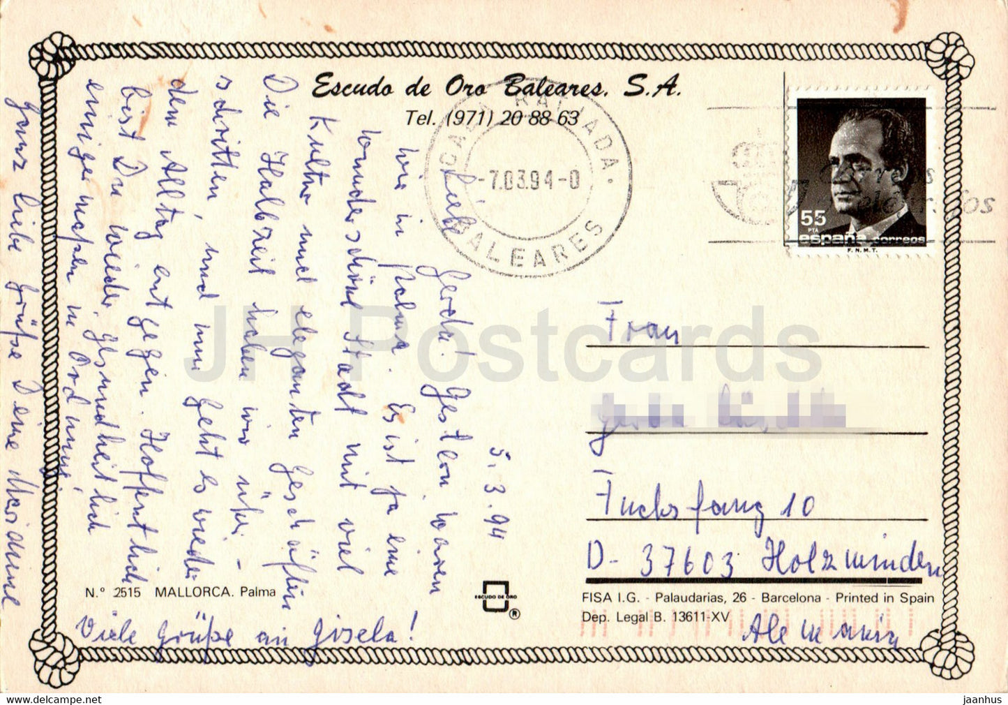 Palma - Barrio Antiguo - Mallorca - multiview - 2515 - 1994 - Spain - used