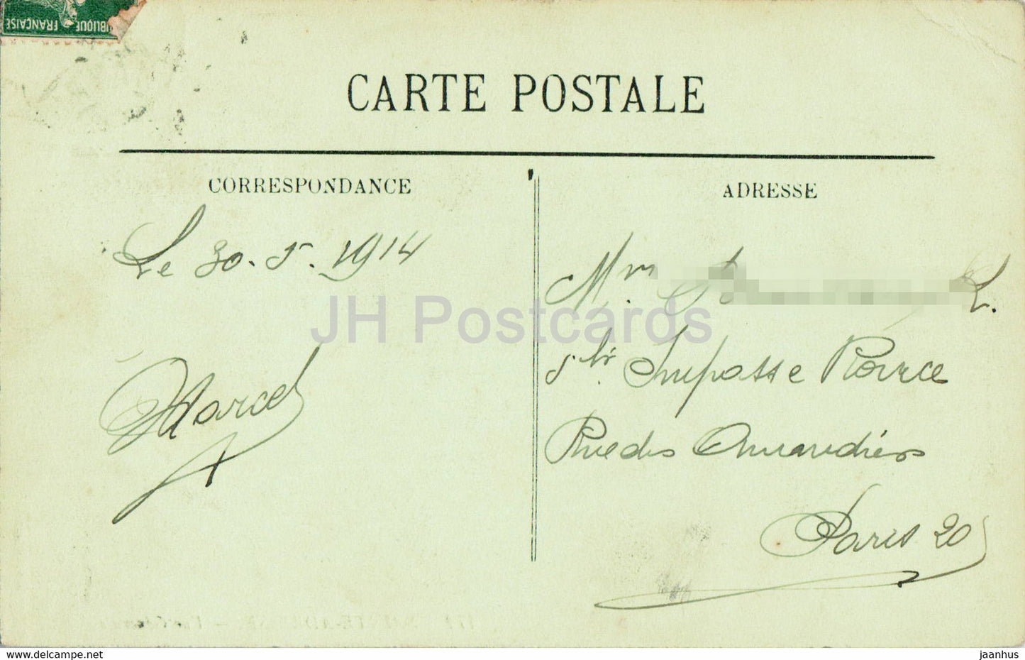 Sainte Adresse - Vue Generale - 172 - alte Postkarte - 1914 - Frankreich - gebraucht