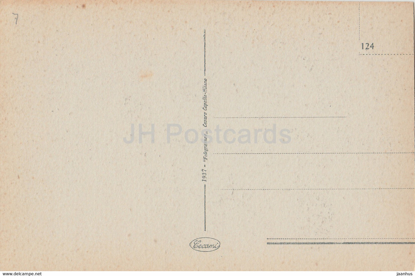 Roma - Rom - Il Tevere - Ponte S Angelo e S Pietro - alte Postkarte - 1937 - Italien - unbenutzt