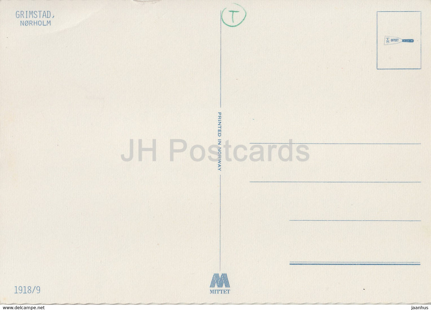 Grimstad - Norholm - Norvège - inutilisé