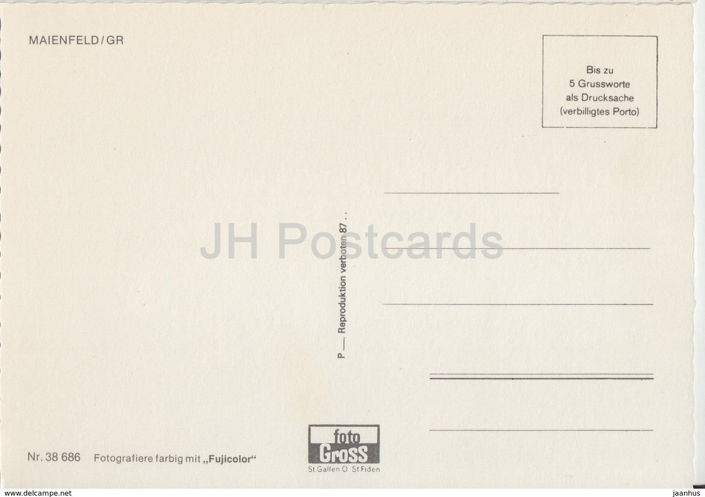 Maienfeld - multiview - Suisse - inutilisé