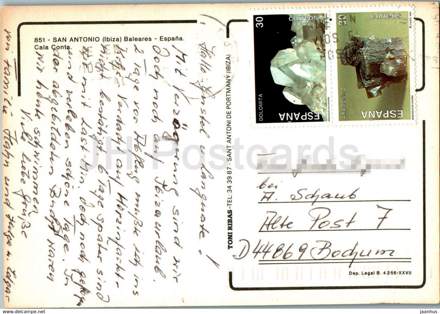 Ibiza - San Antonio - Cala Conta - 851 - Spain - used
