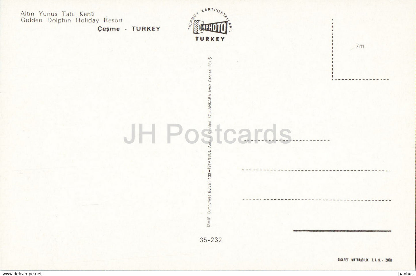 Cesme - Golden Dolphin Holiday Resort - hotel - sailing boat - Photo - Turkey - unused