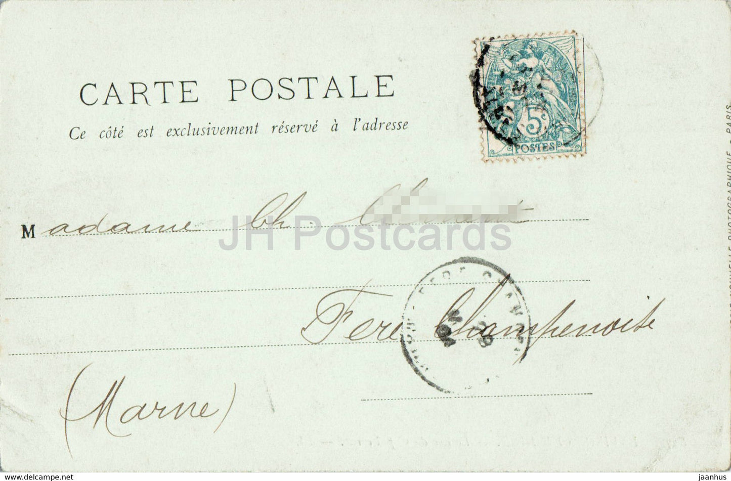 Environs de Nice - Le Lac du Cap Ferrat - 857 - carte postale ancienne - 1904 - France - oblitéré