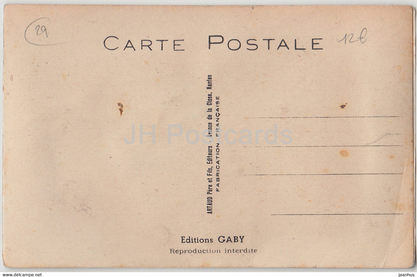 En route pour Carhaix – Humor – alte Postkarte – Frankreich – unbenutzt
