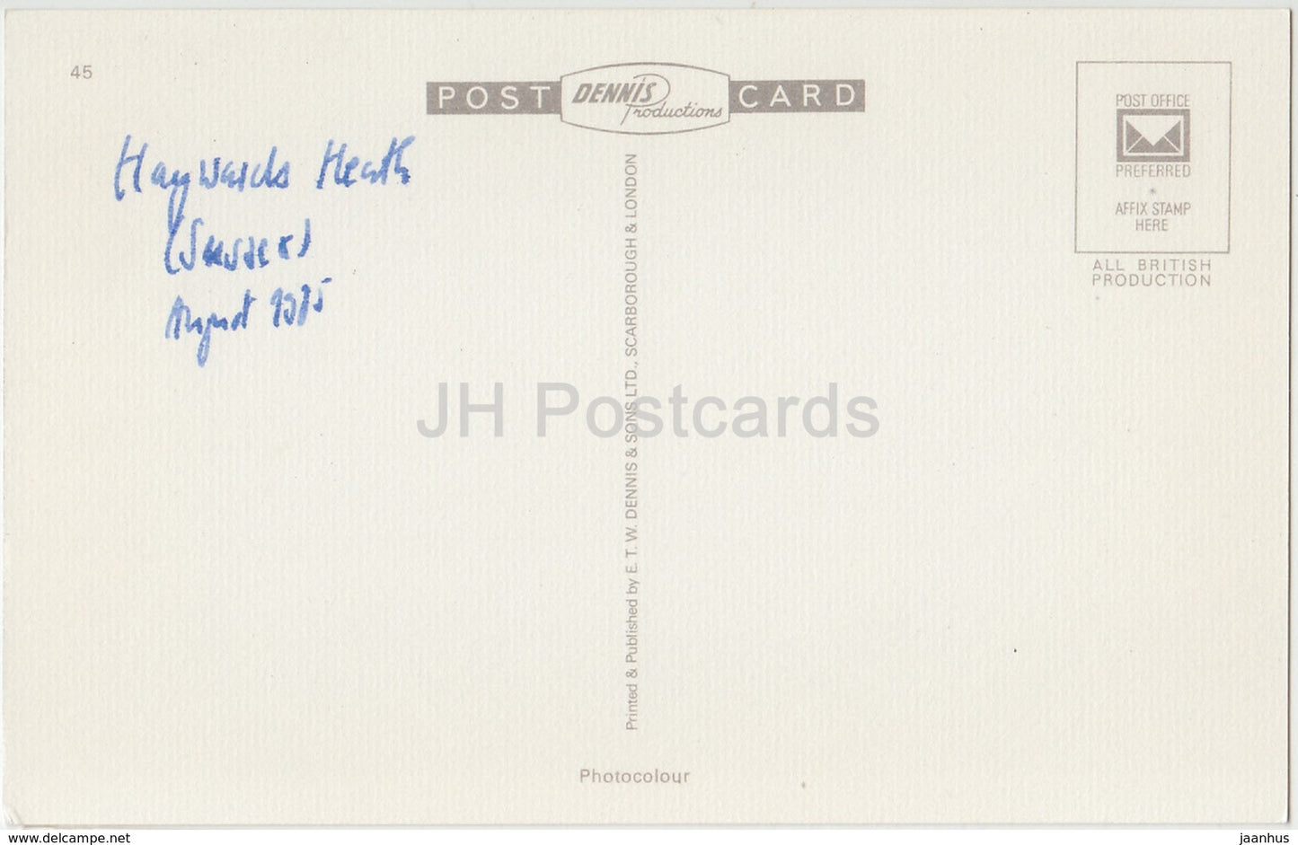 Haywards Heath - Beech Hurst - mini train - H.3305 - Royaume-Uni - Angleterre - occasion