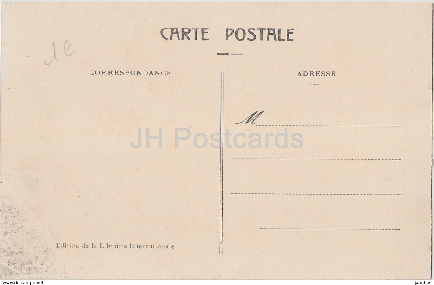 Biarritz - Eglise Sainte Eugénie et Sémaphore - église - carte postale ancienne - France - inutilisée