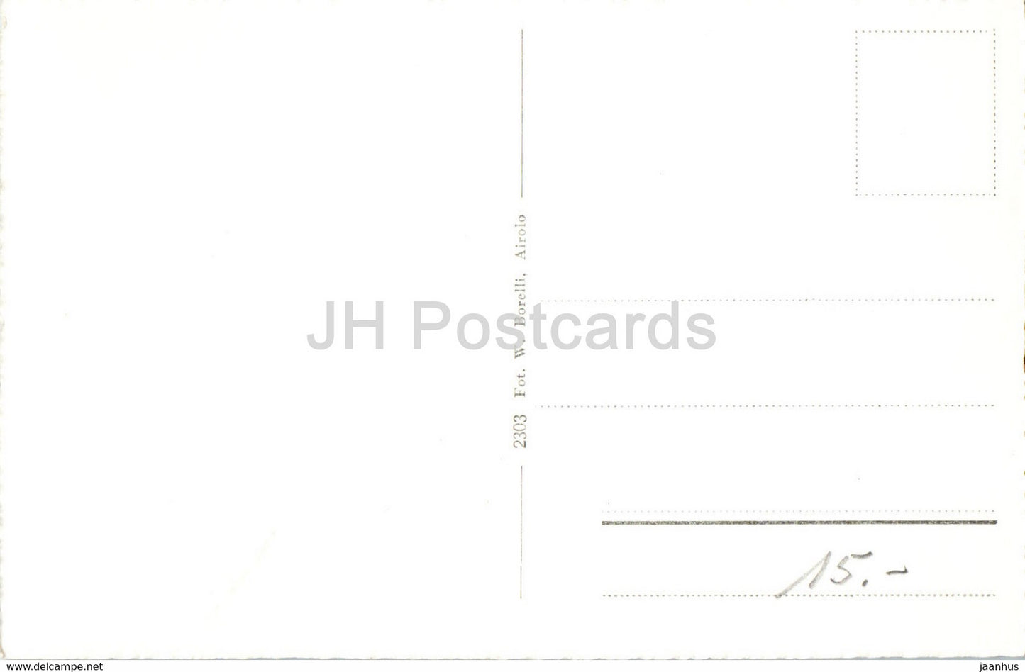 Goscheneralp 1715 m - 2303 - carte postale ancienne - Suisse - inutilisée