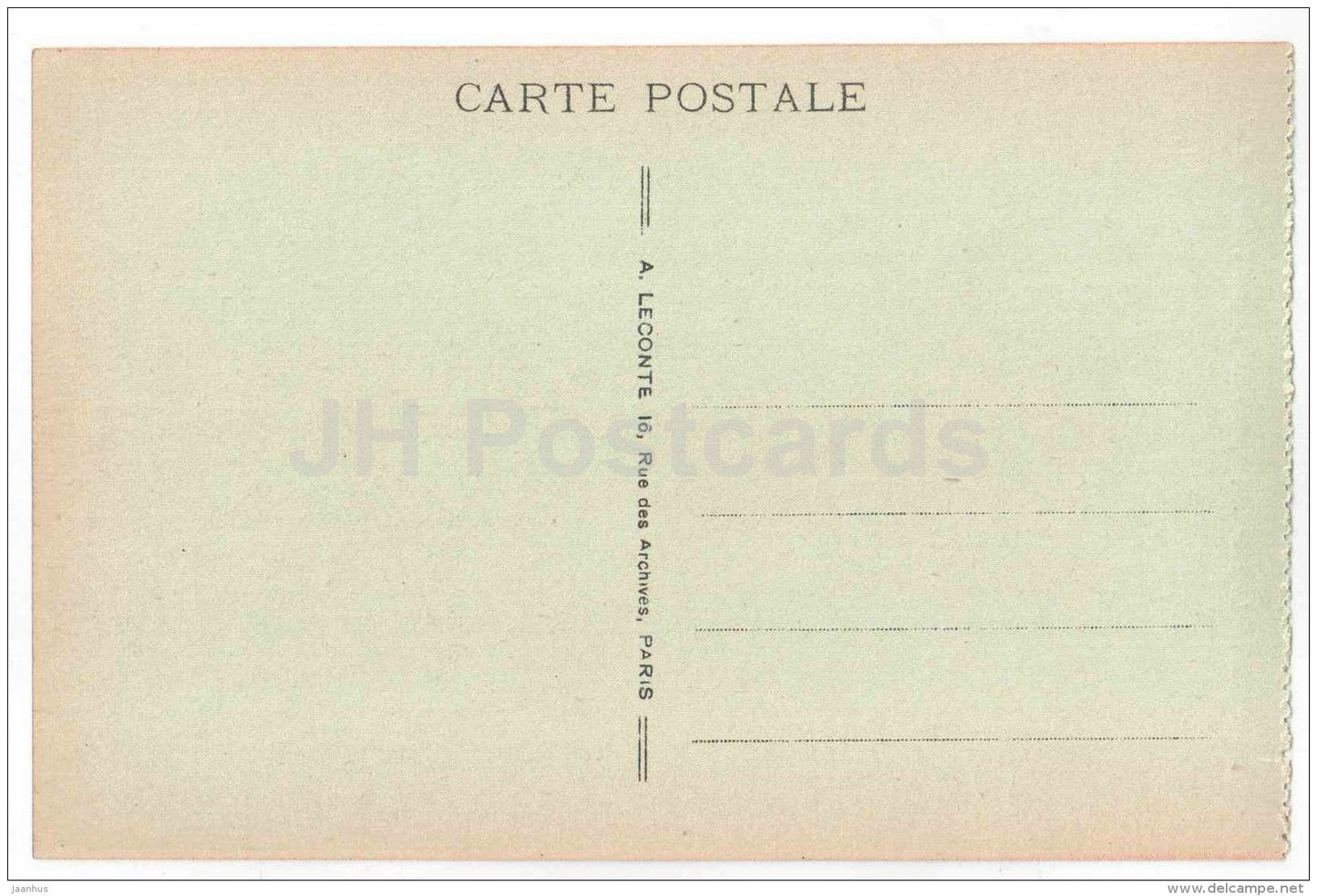 La Tour St Jacques - tower - 31 - Paris - France - unused - JH Postcards
