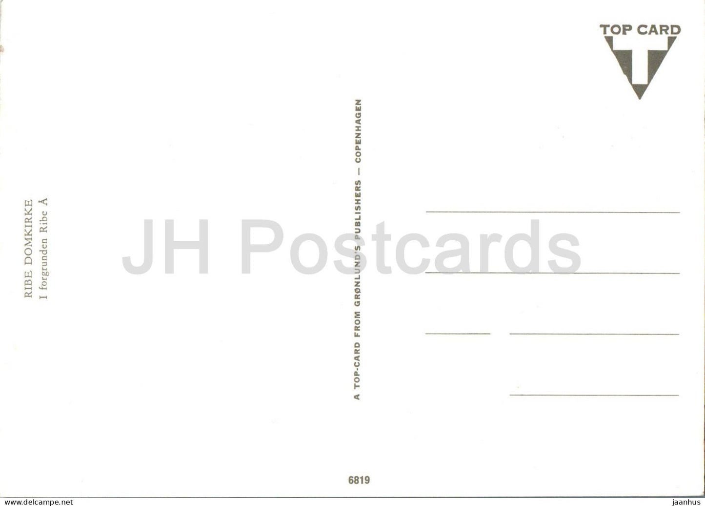 Ribe - Domkirke - I forgrunden Ribe A - Kathedrale - Boot - 6819 - Dänemark - unbenutzt