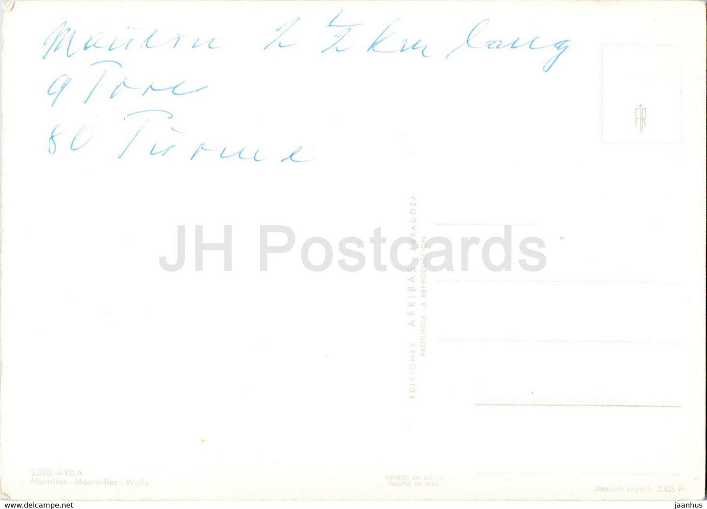 Avila - Murallas - Murs - 2010 - Espagne - occasion