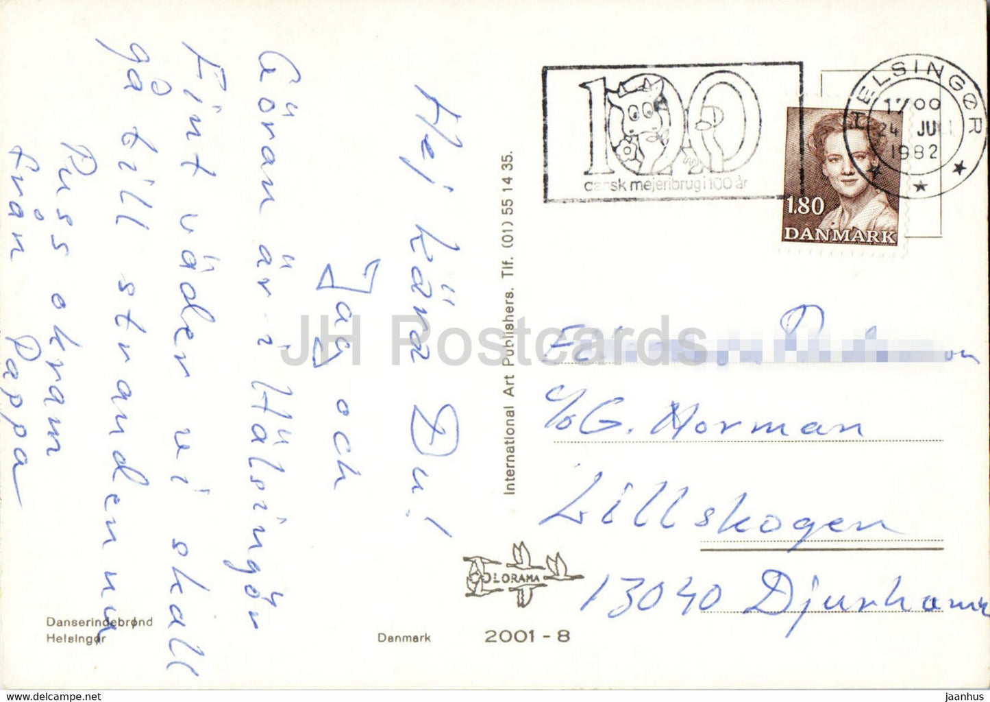 Helsingor - Danserindebrond - Puits du danseur - 1982 - Danemark - d'occasion