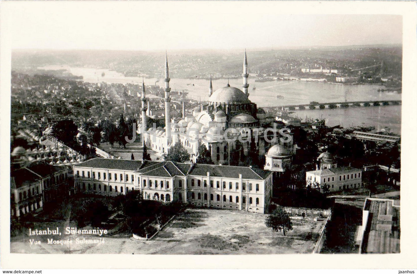 Istanbul - Sulemaniye - old postcard - Turkey - unused - JH Postcards