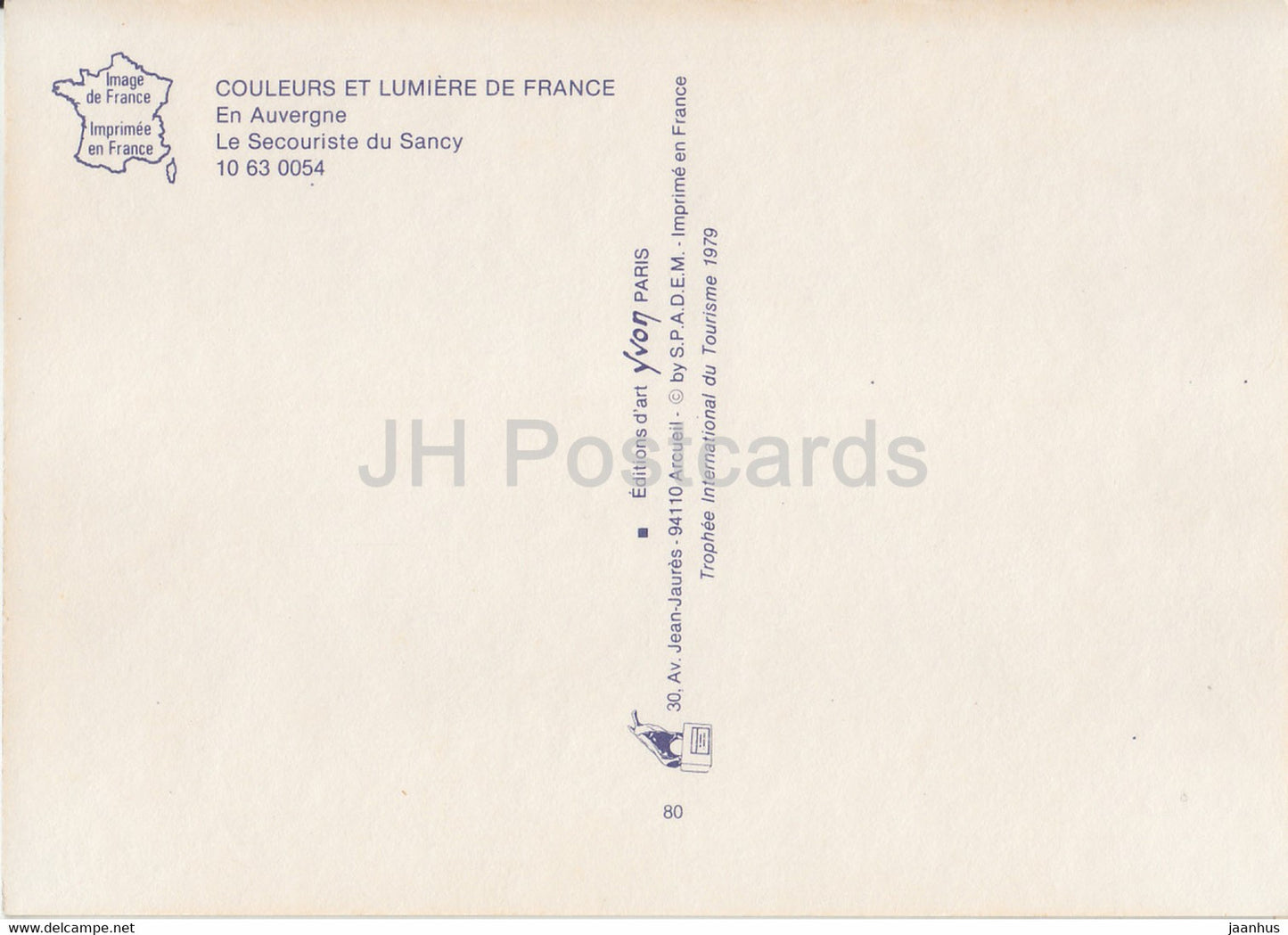 En Auvergne - Le Secouriste du Sancy - Saint Bernard - dog - France - unused