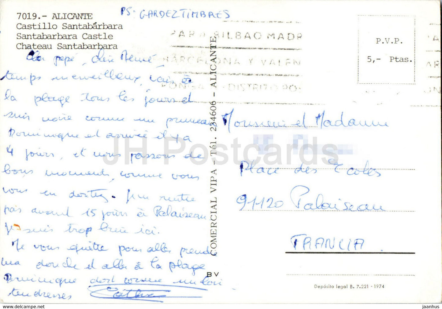 Alicante - Castillo Santabarbara - castle - multiview - 7019 - Spain - used