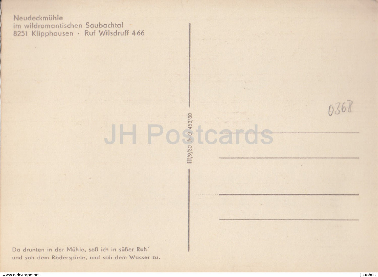 Neudeckmuhle im wildromantischen Saubachtal - Klipphausen - Allemagne - inutilisé