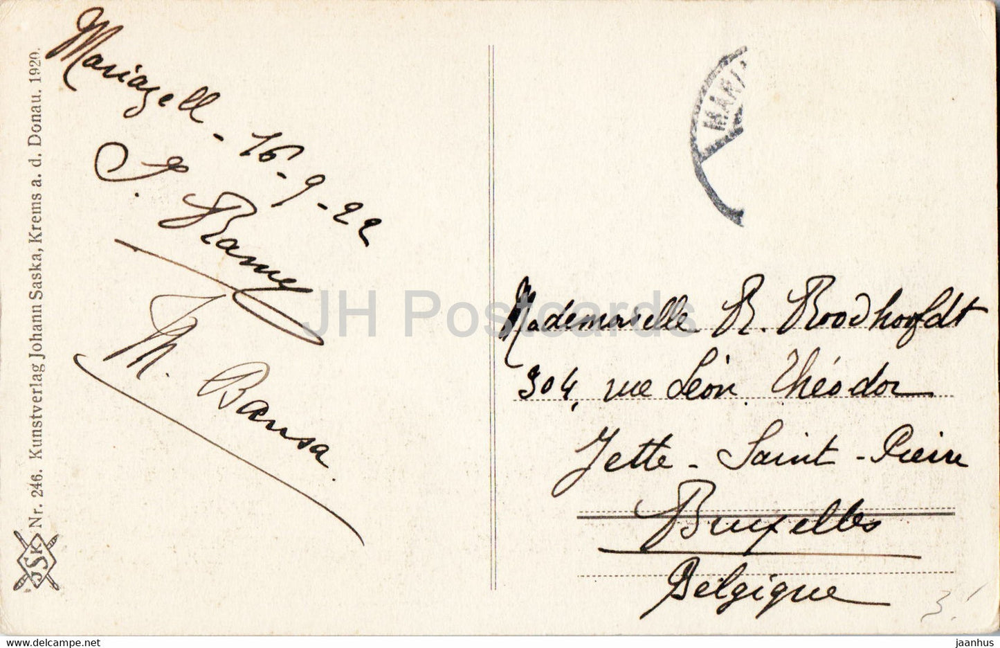 Mariazell - 246 - carte postale ancienne - 1922 - Autriche - utilisé