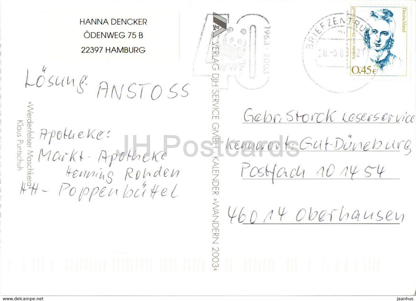 Werdenfelser Maschkera - Klaus Puntschuh - mask - German art - 2003 - Germany - used