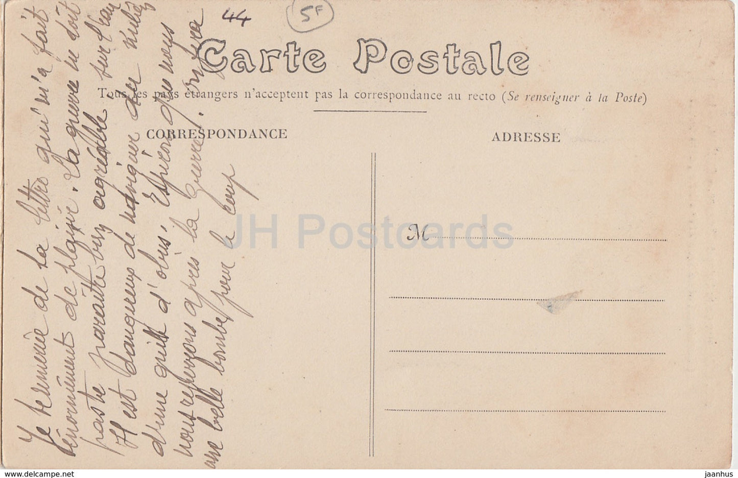 Oudon - La Tour - Cote Ouest - Chateau - 682 - Schloss - alte Postkarte - Frankreich - gebraucht