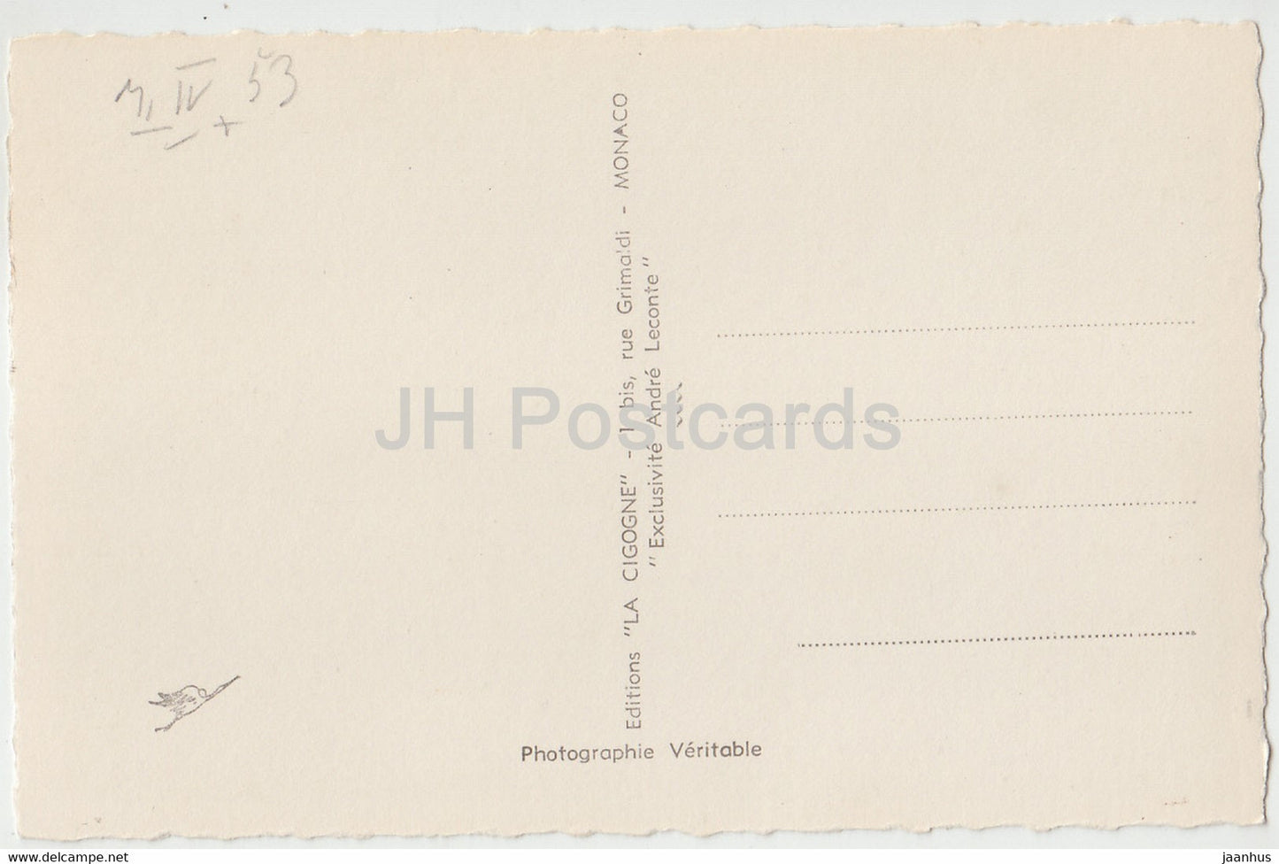 La Turbie - Vue Generale et le Trophee d'Auguste - 1618 - alte Postkarte - Frankreich - unbenutzt