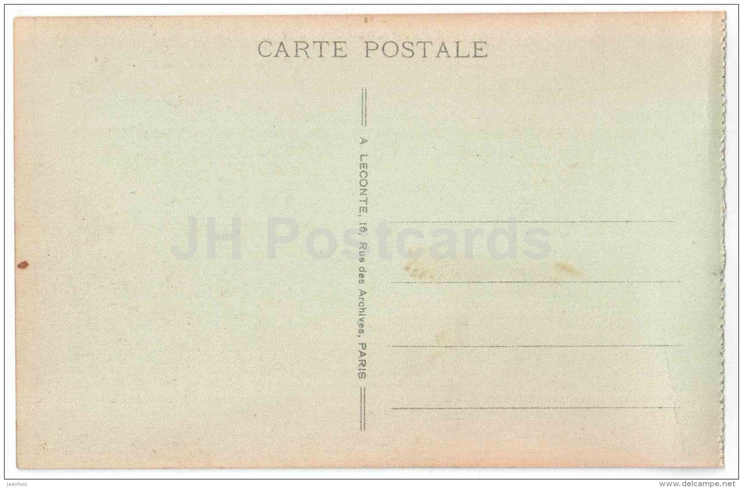 L´Hotel de Ville - The Town Hall - 16 - Paris - France - unused - JH Postcards