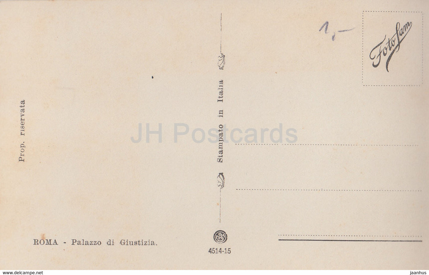 Roma - Rom - Palazzo di Giustizia - alte Postkarte - Italien - unbenutzt