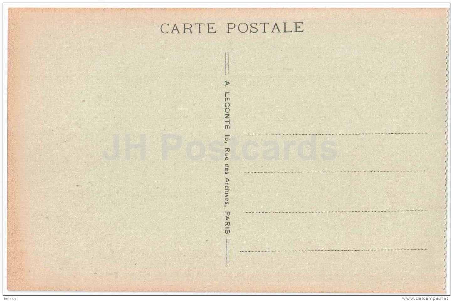 La Chambre des Deputes - The Chamber of Deputies - 38 - Paris - France - unused - JH Postcards