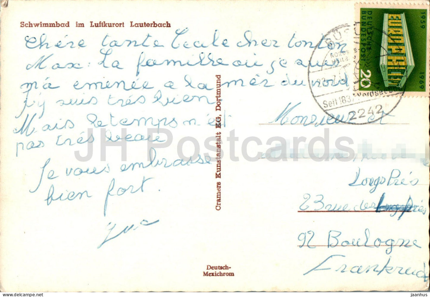 Schwimmbad im Luftkurort Lauterbach - Schwimmbad - 1969 - Deutschland - gebraucht