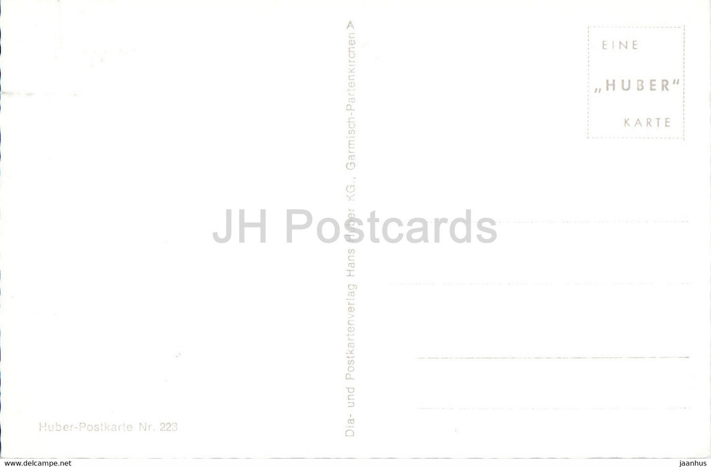 Farchant gegen Zugspitzgruppe - 223 - old postcard - Germany - unused