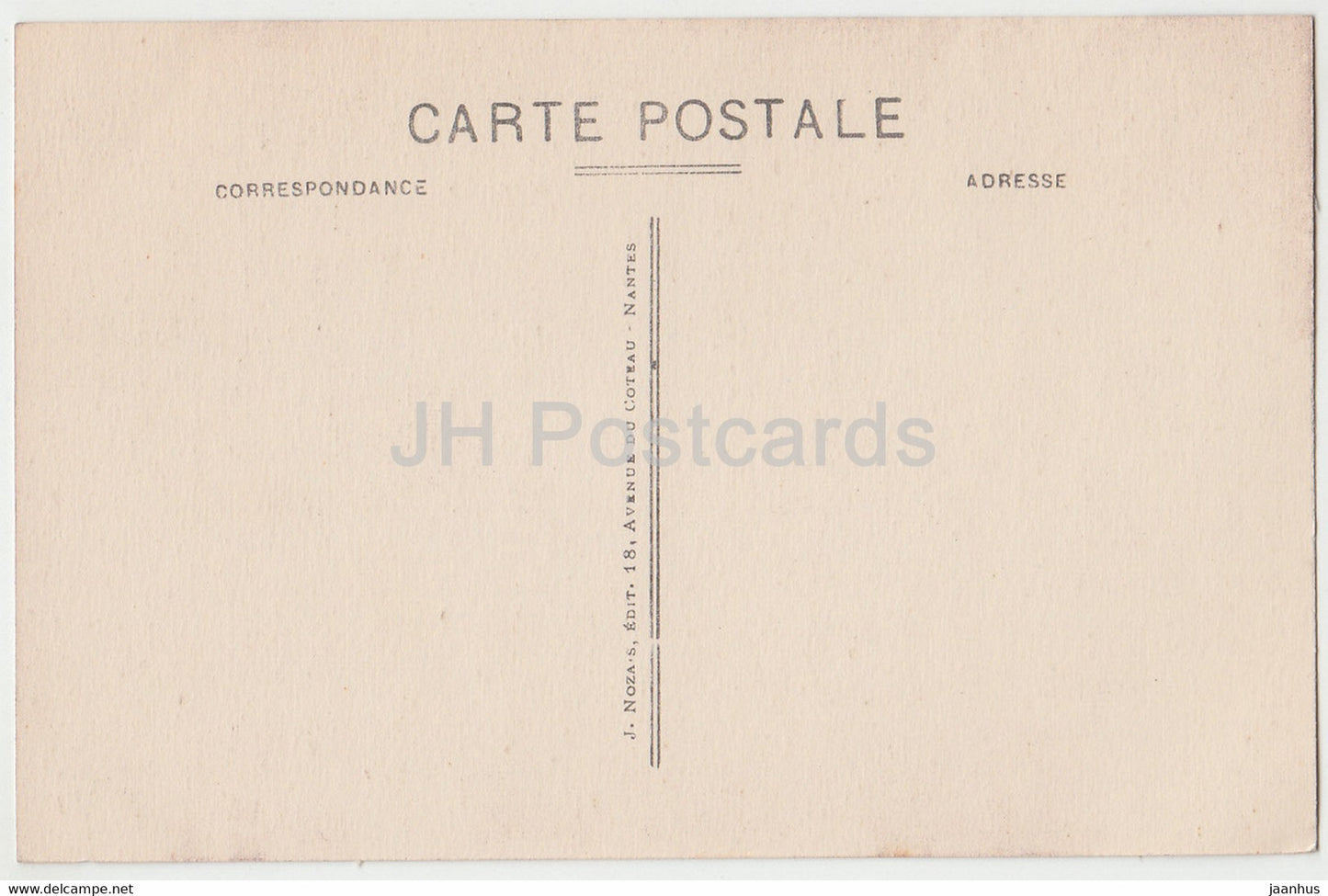 Nantes - La cour du Chateau - castle - 39 - old postcard - France - unused