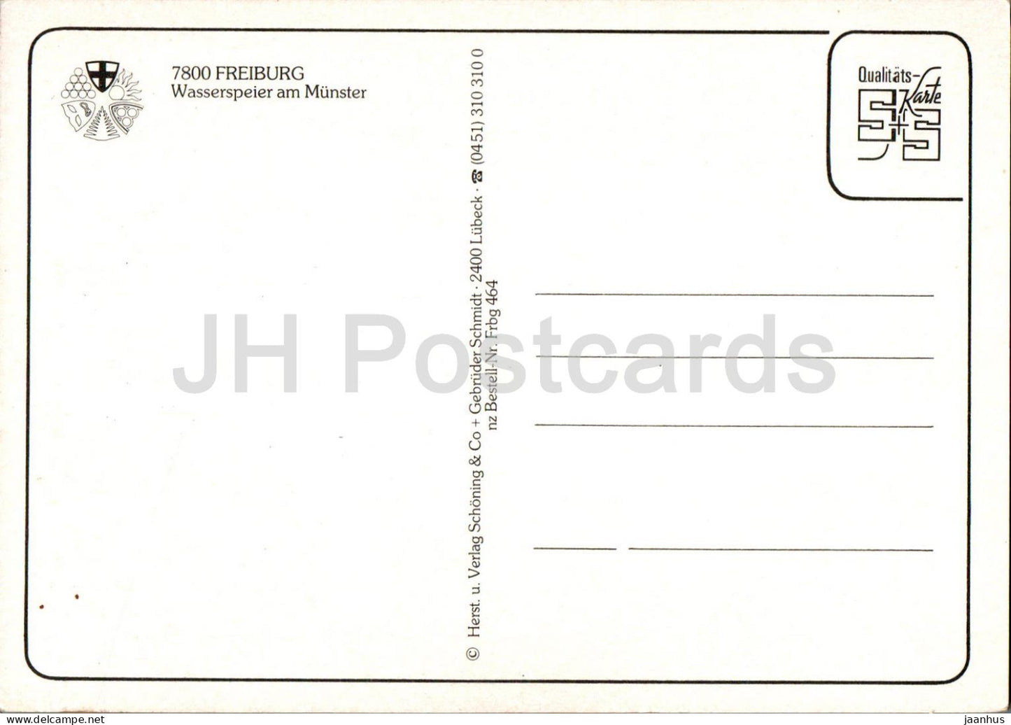 Freiburg - Wasserspeier am Freiburger Münster - Wasserspeier - Multiview - 7800 - 1971 - Deutschland - unbenutzt