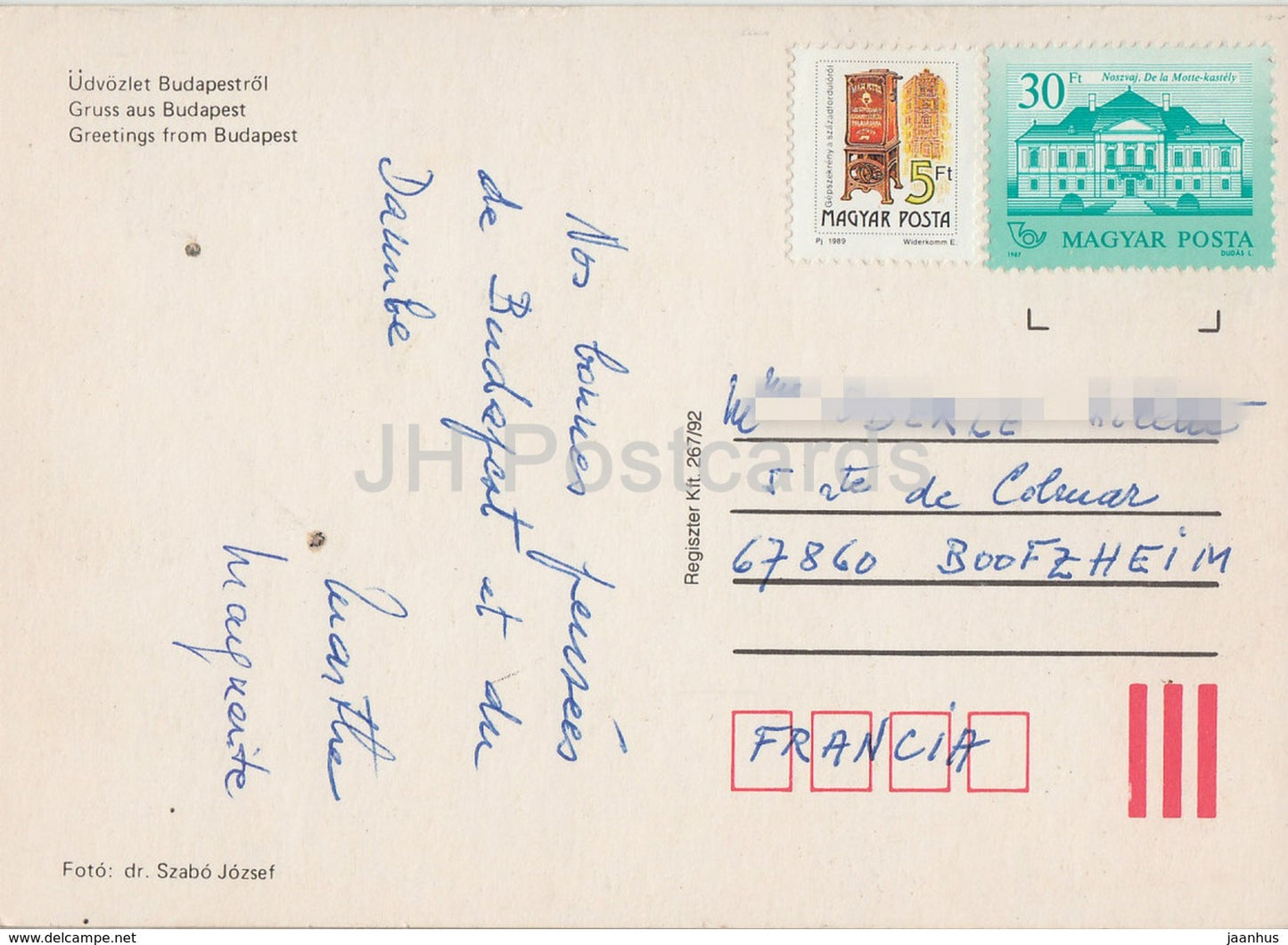 Grüße aus Budapest - Burg - Kathedrale - Architektur - Ungarn - gebraucht