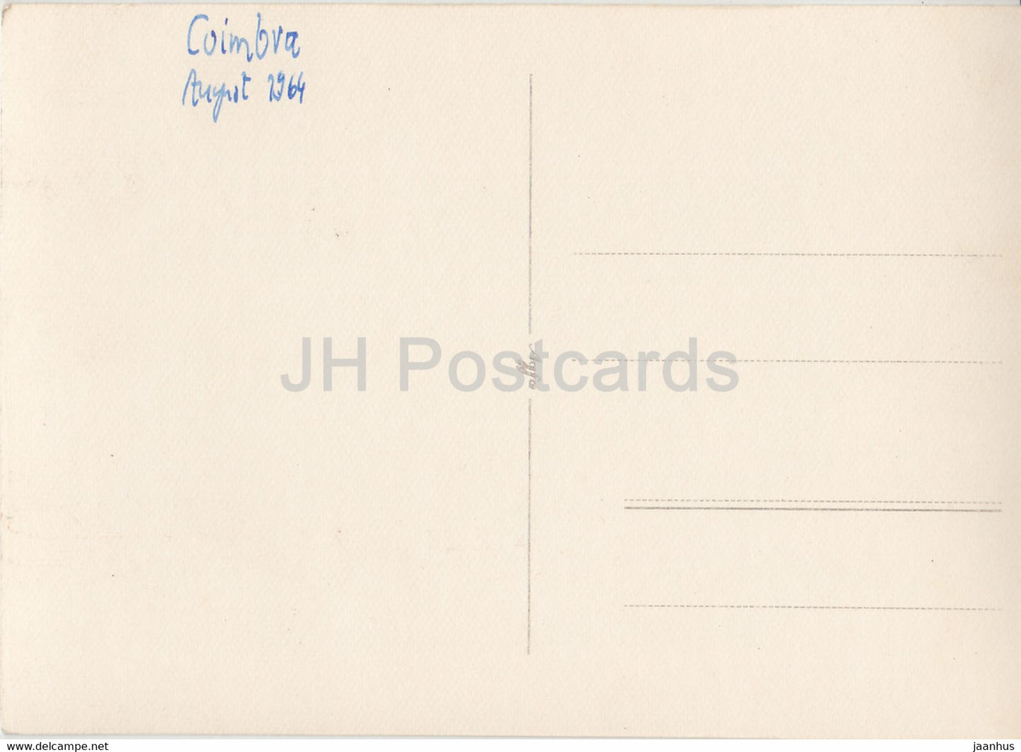 Coimbra - Igreja de S Cruz - église - 24 - 1964 - Portugal - utilisé