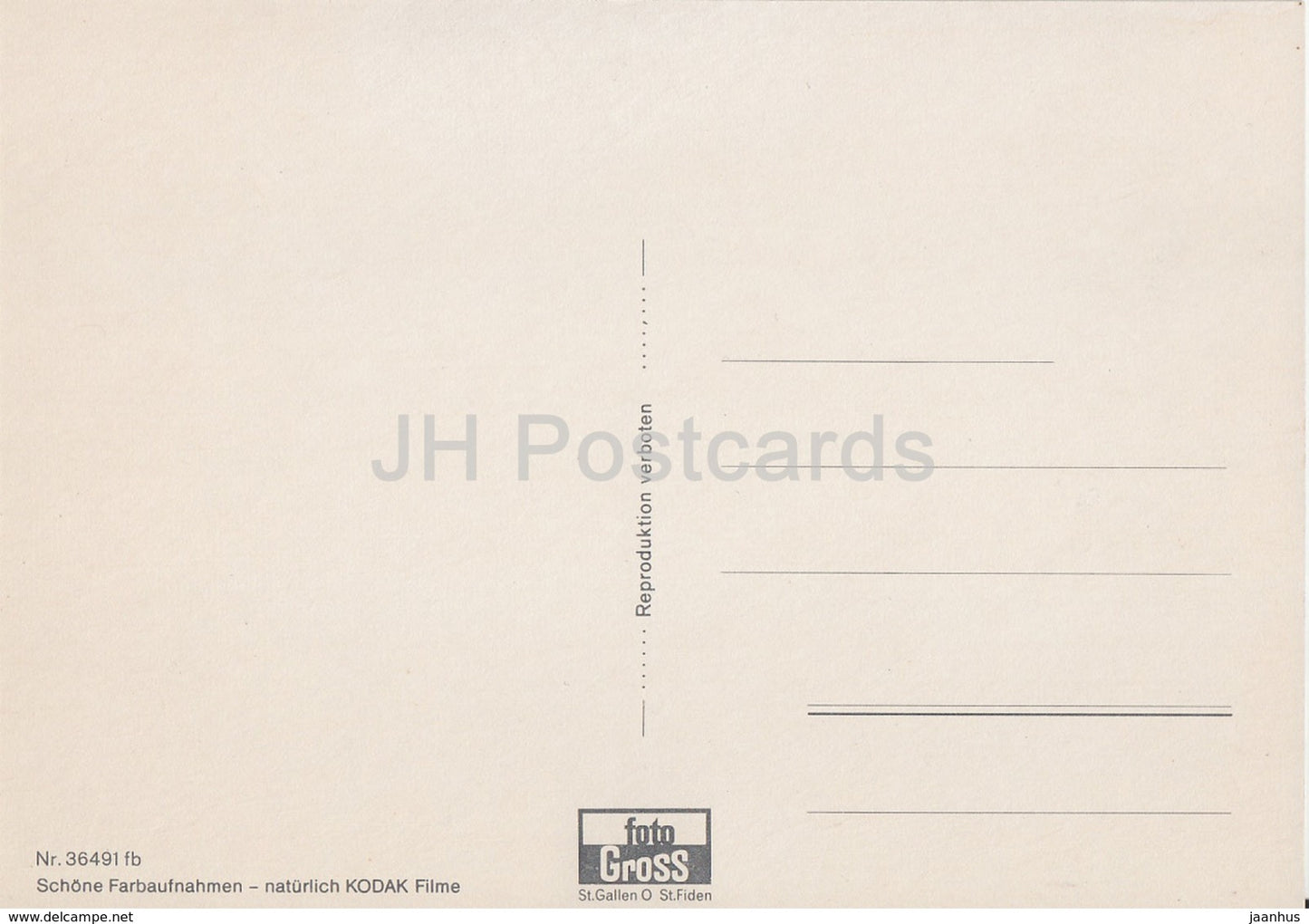 Heinzenberg - Dalin - Sarn - Portein - Praz - Tartare - Suisse - inutilisé